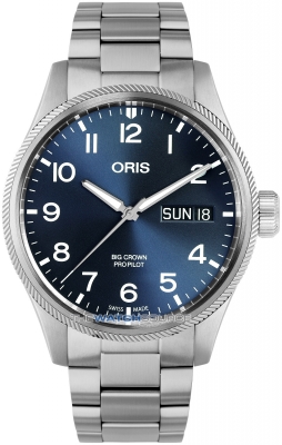 Buy this new Oris Big Crown ProPilot Day Date 45mm 01 752 7698 4065-07 8 22 19 mens watch for the discount price of £1,181.00. UK Retailer.